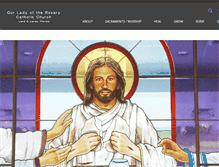 Tablet Screenshot of ladyrosary.org